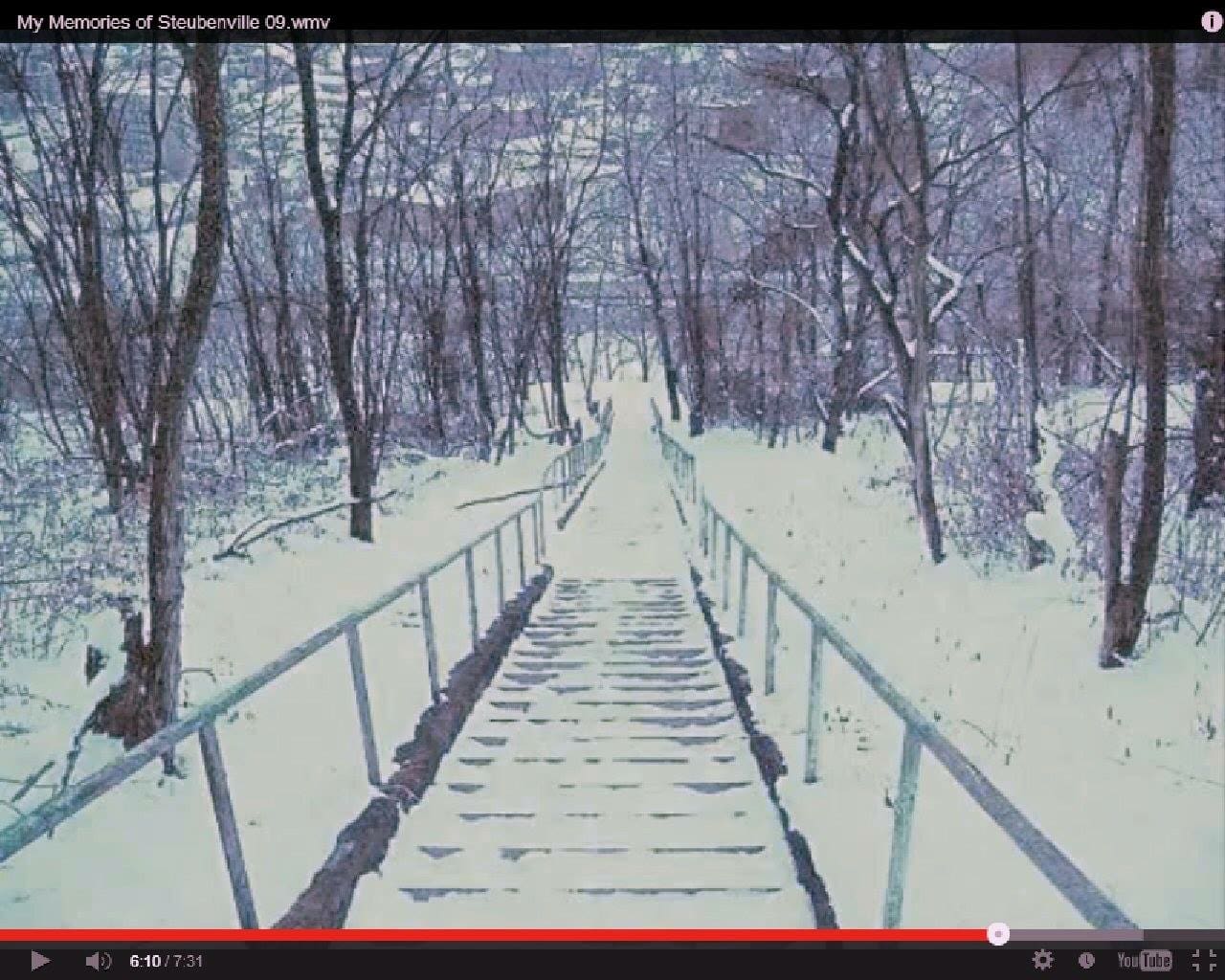 Winter stairway